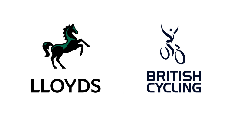 Lloyds and British cycling logo.