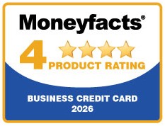 Moneyfacts logo - 4 star product rating. Business Credit Card 2026