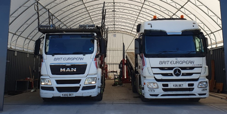 Two Brit European HGVs