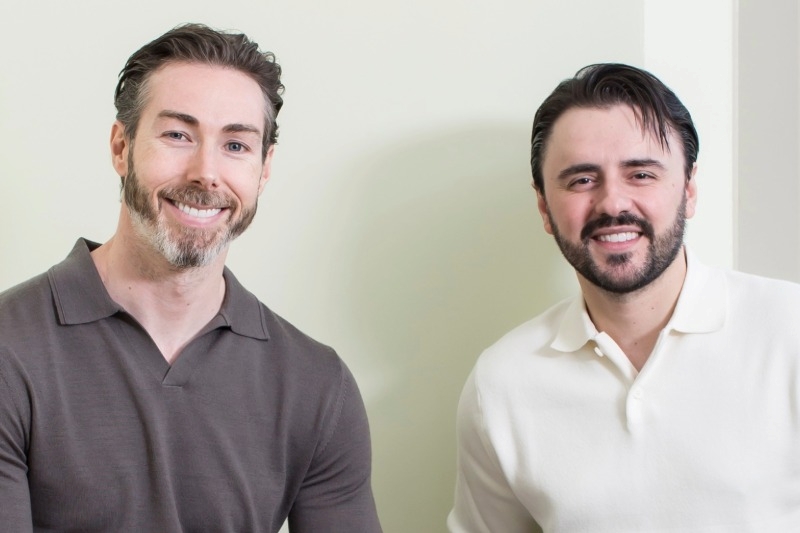 Novomins co-founders Dr Peter McQuillan and Akil Memishi