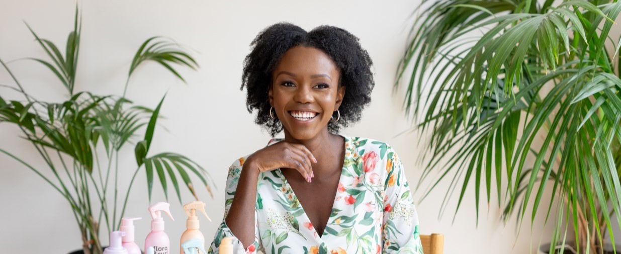 Rose Ovensehi, CEO and founder of Flora & Curl
