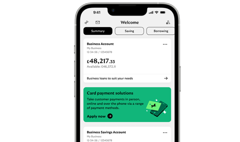 Business banking app