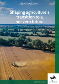 Cover of shaping agriculture’s transition to a new zero future report