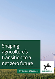 Cover of shaping agriculture’s transition to a net zero future report