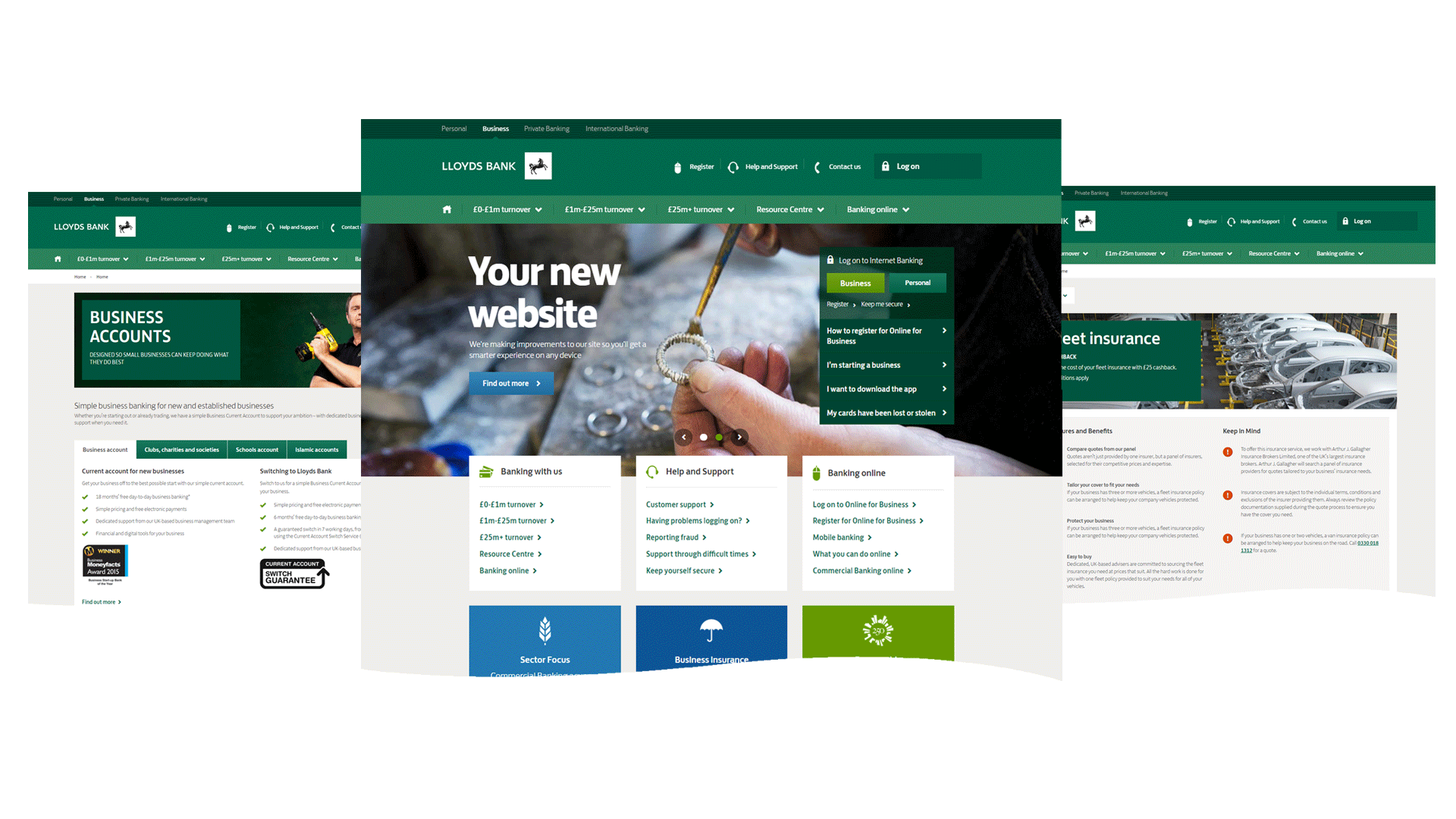 Changes to our website