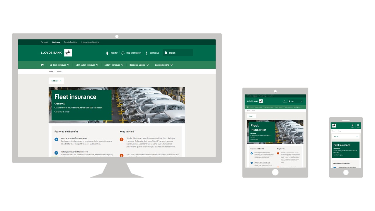 New mobile and tablet friendly designs