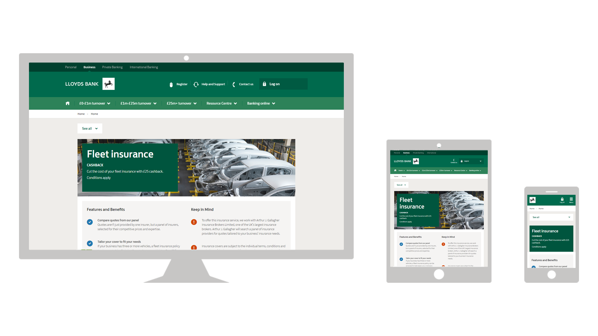 New mobile and tablet friendly designs