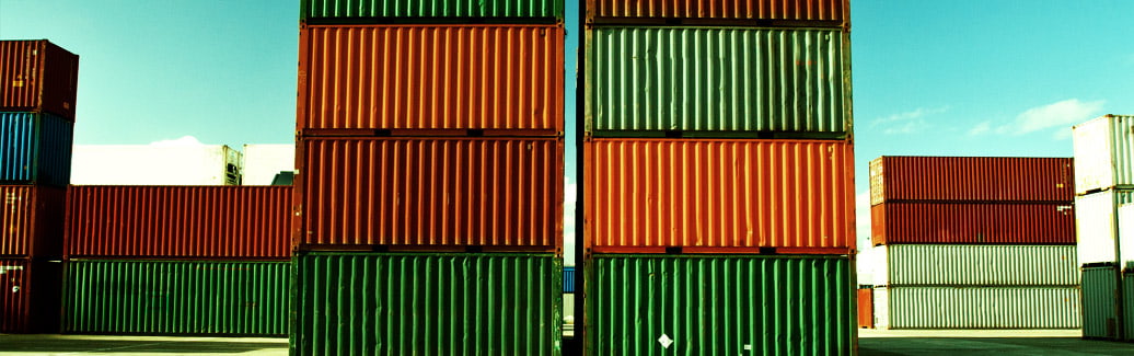 Stacked containers image