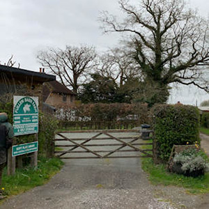 Pullen Barn Farm entrance
