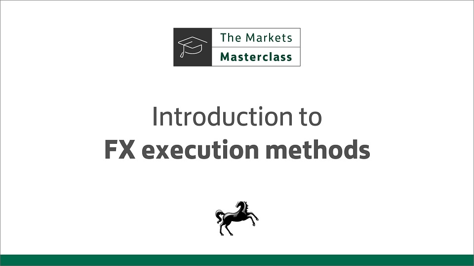 Introduction to FX execution methods