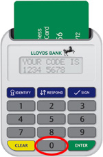 Pressing 0 on the keypad will increase the size of the text displayed while a passcode is on screen.