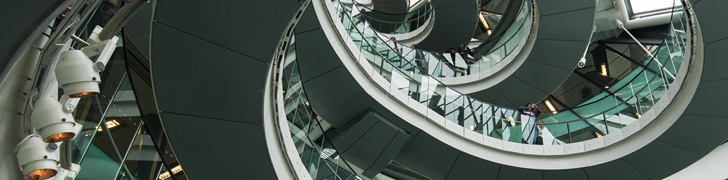 Image of a spiralled walkway