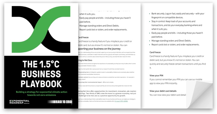 The 1.5 degrees business playbook