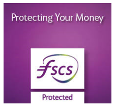 Your money is protected by the FSCS logo