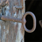 a key in a lock