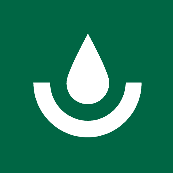 water drop in gutter