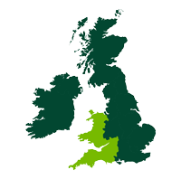 Regional Map - South West & Wales
