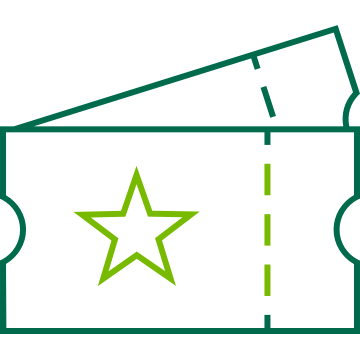 Illustration of two tickets
