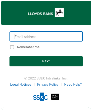 lloyds login screen KYC