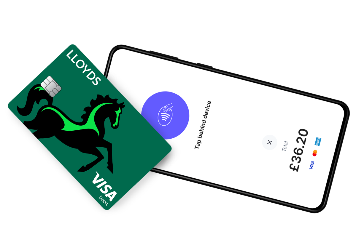 Making ontactless payment on Android with Lloyds Accept.