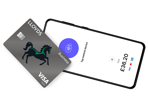 Making ontactless payment on Android with Lloyds Accept.
