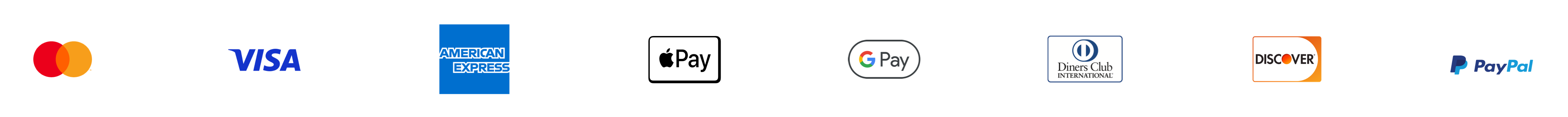 Various payment logos