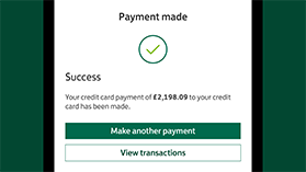 Making a payment image