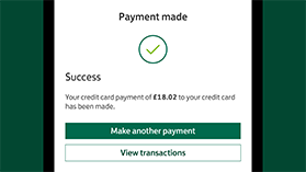 Making another payment image