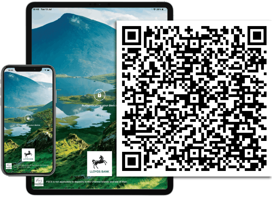 QR code to download our mobile app