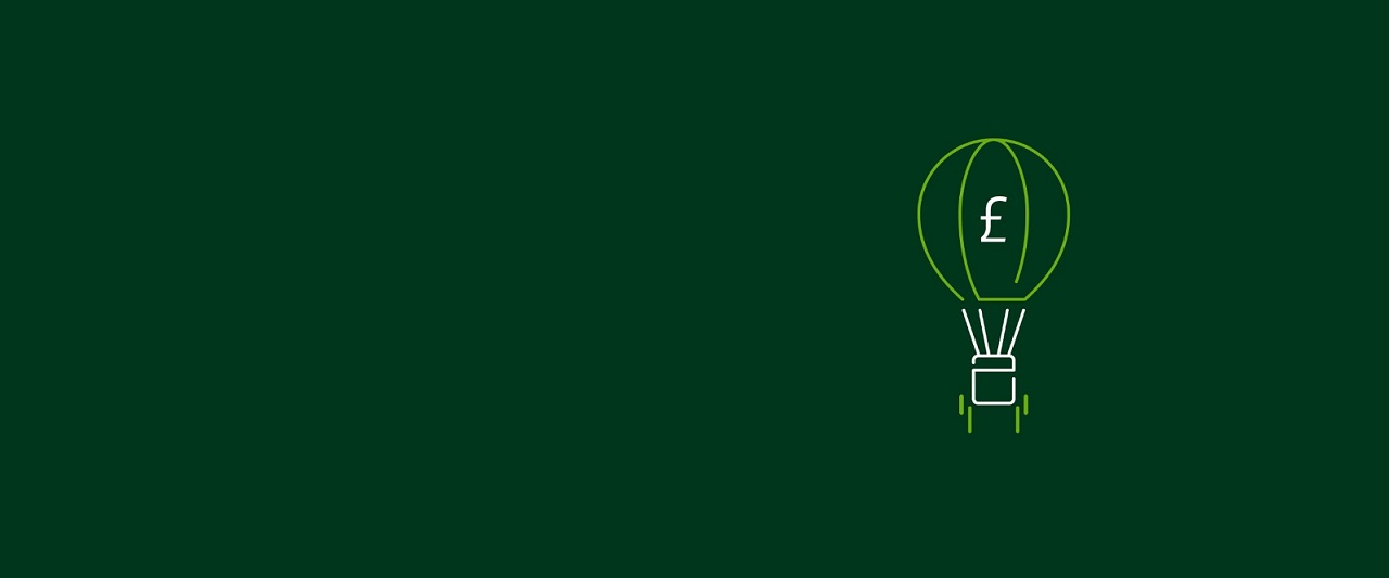 Inflation icon banner.