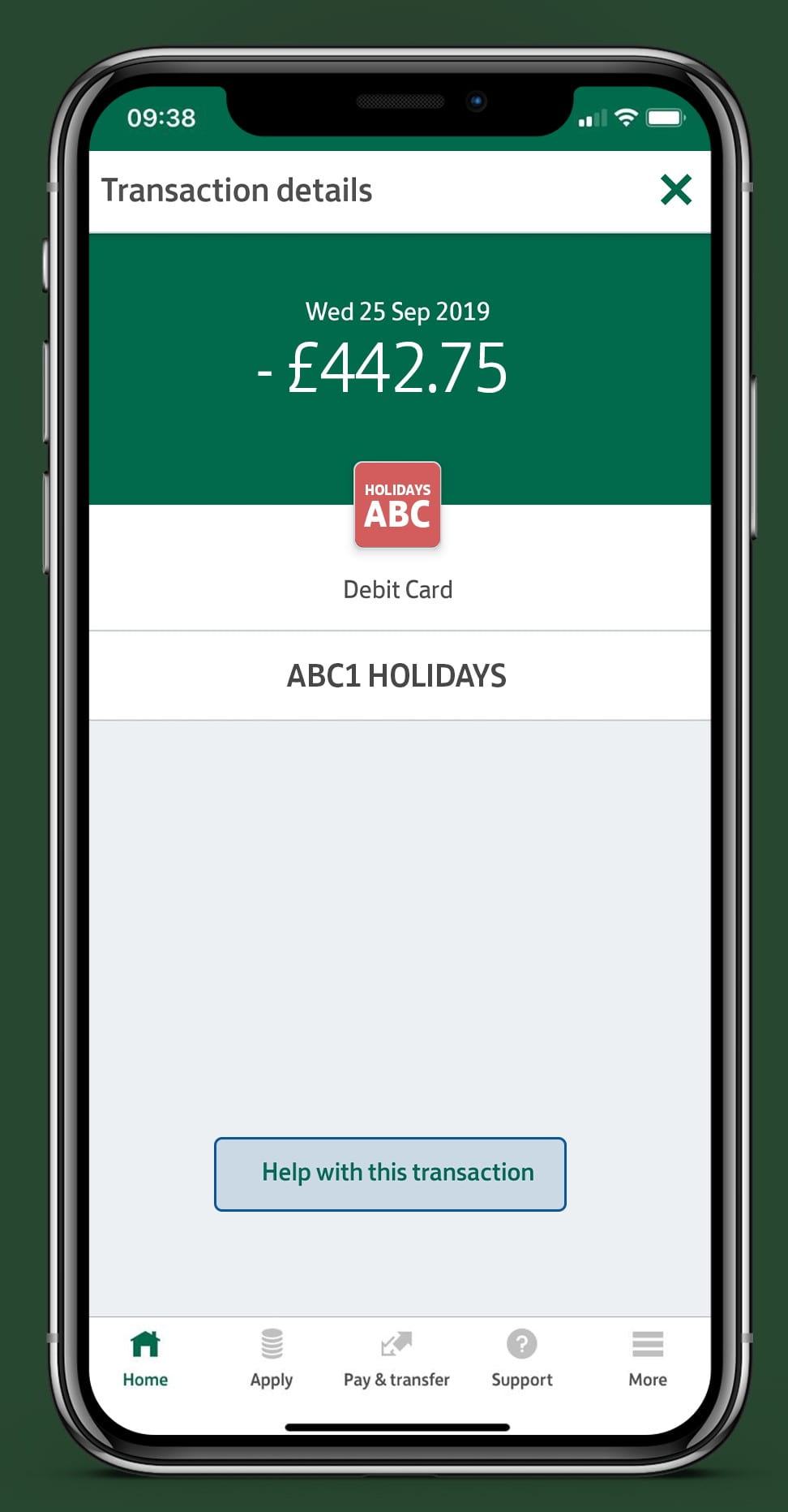 Image of mobile app step 2