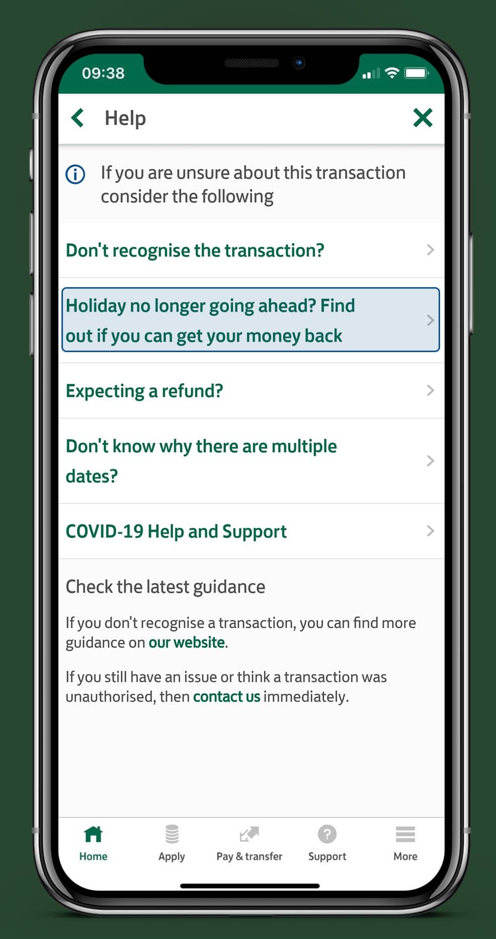 Image of mobile app step 2