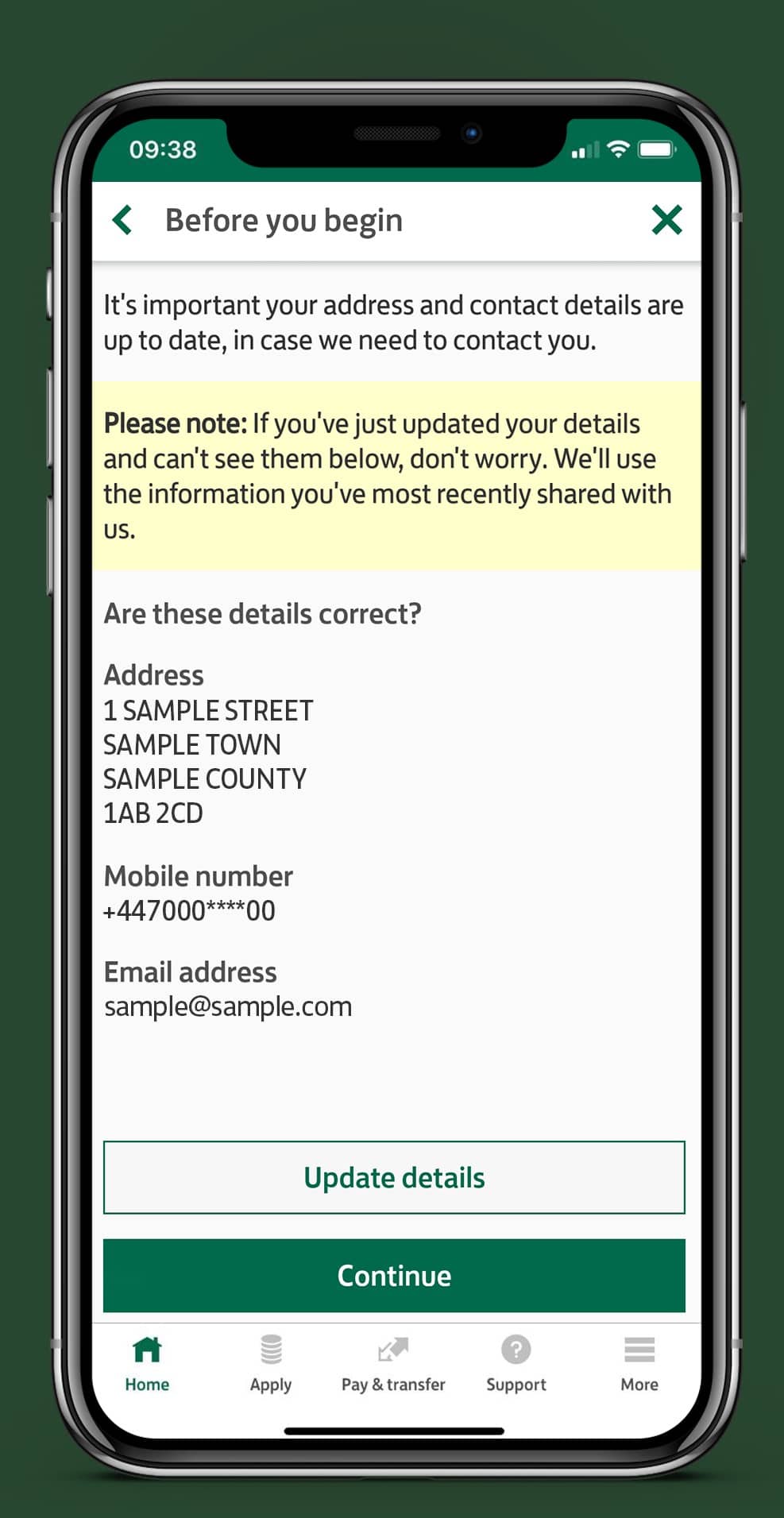 Image of mobile app step 5