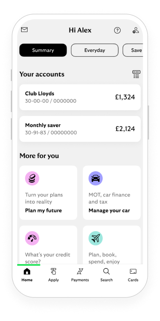 Screenshot of manage your car app