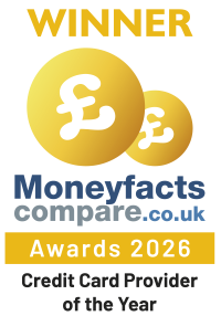 MoneyFacts credit card provider of the year 2026.