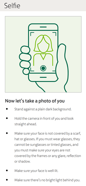 Send a selfie screenshot.
