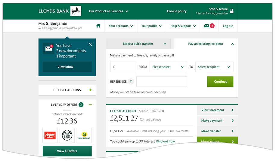 Banking Lloyds Internet Banking OZIX Banking Lloyds Internet Banking OZIX