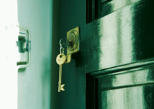 Key on holder