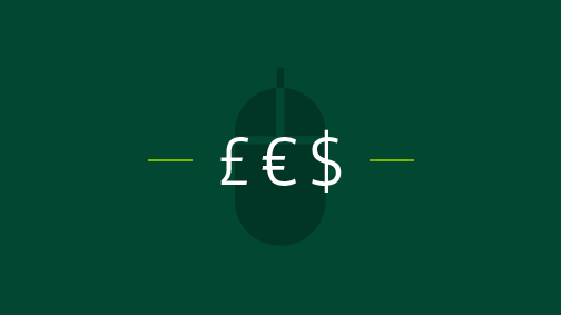 mouse and currency icon