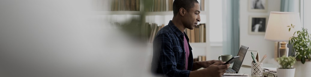 Man on laptop