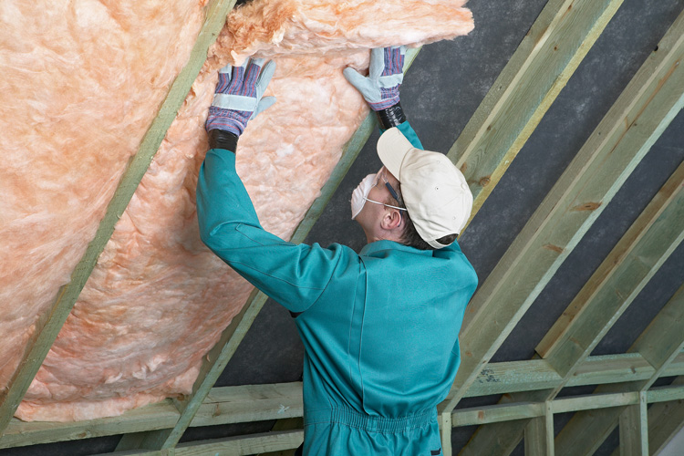 A man renovating his loft