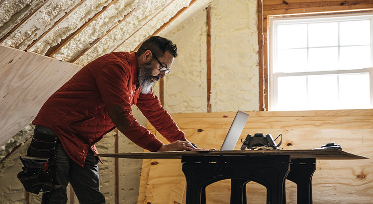 Man on laptop
