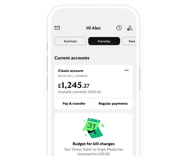 An app screen showing the Everyday app space.