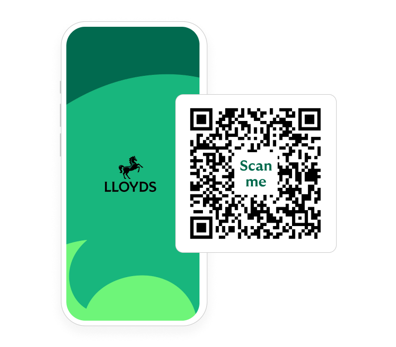 A picture of a QR code to download the mobile app.