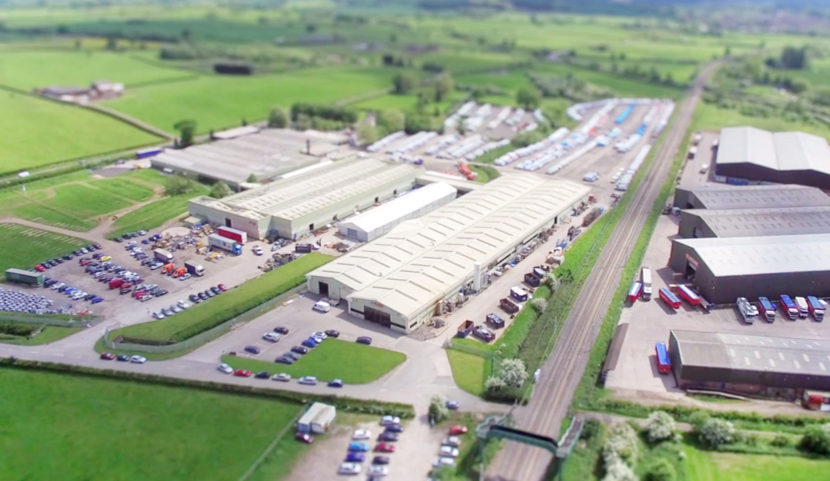 Aerial view of Bri-Stor site