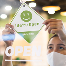 we're open