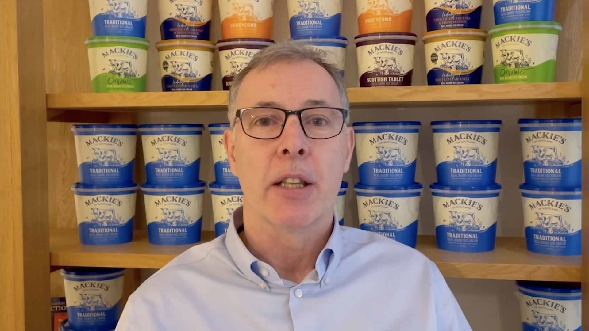 Gerry Stephens, Finance Director of Mackie’s of Scotland