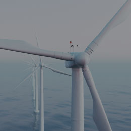 image of wind turbines