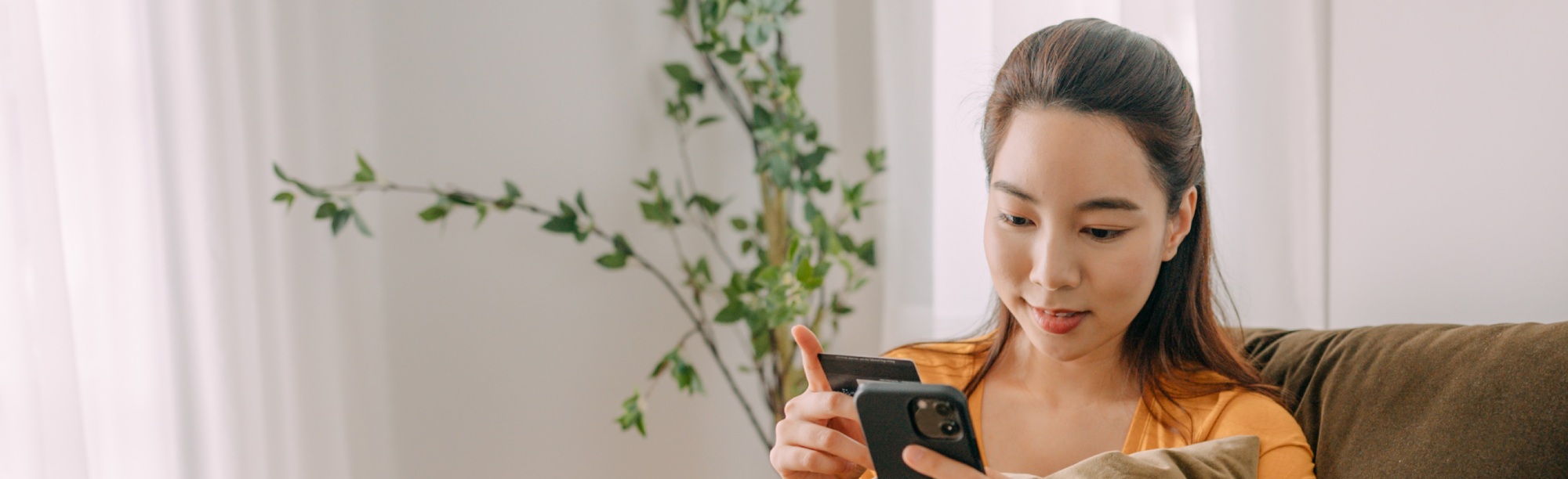 An image of a lady planning.